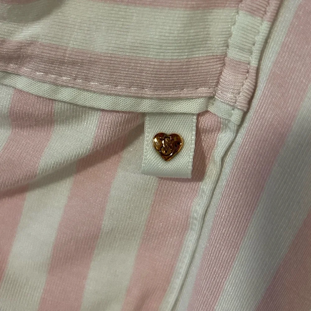 Victoria’s Secret Modal Soft Button-Front Sleepshirt Pretty Blossom Stripes S - Picture 7 of 13